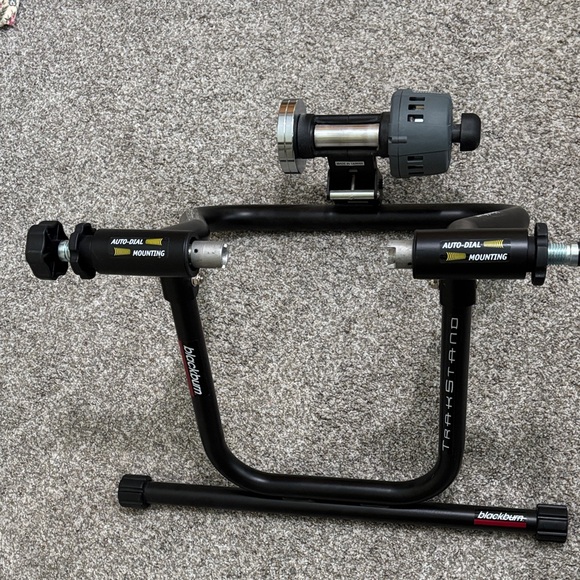 Black Bike Trainer Stand